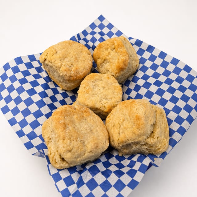 BASKET OF BISCUITS.